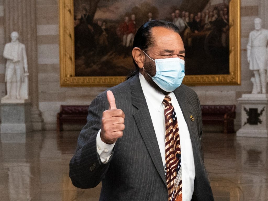 Democrat Receive. Al Inexperienced Levels Photo Op at Capitol Facing Non-Existent Extremists
