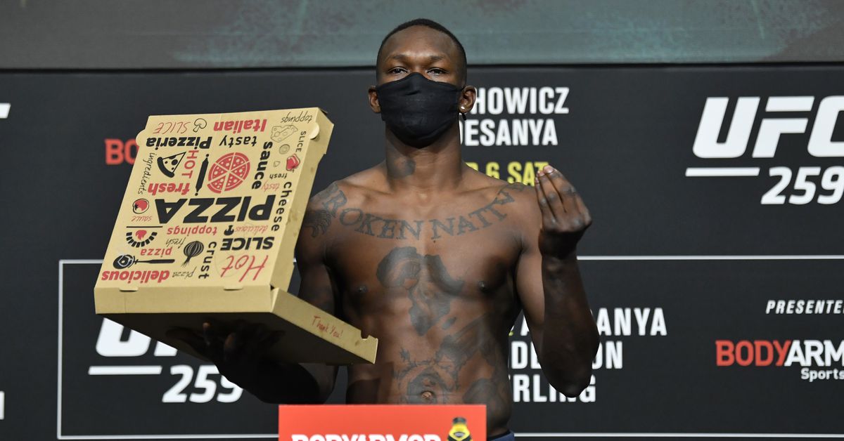 UFC 259 weigh-in results: Israel Adesanya weighs nearly five kilos no longer as a lot as Jan Blachowicz