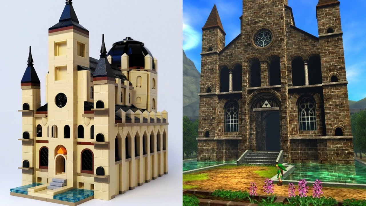 Random: Zelda Fan Builds Temple Of Time Entirely Out Of LEGO