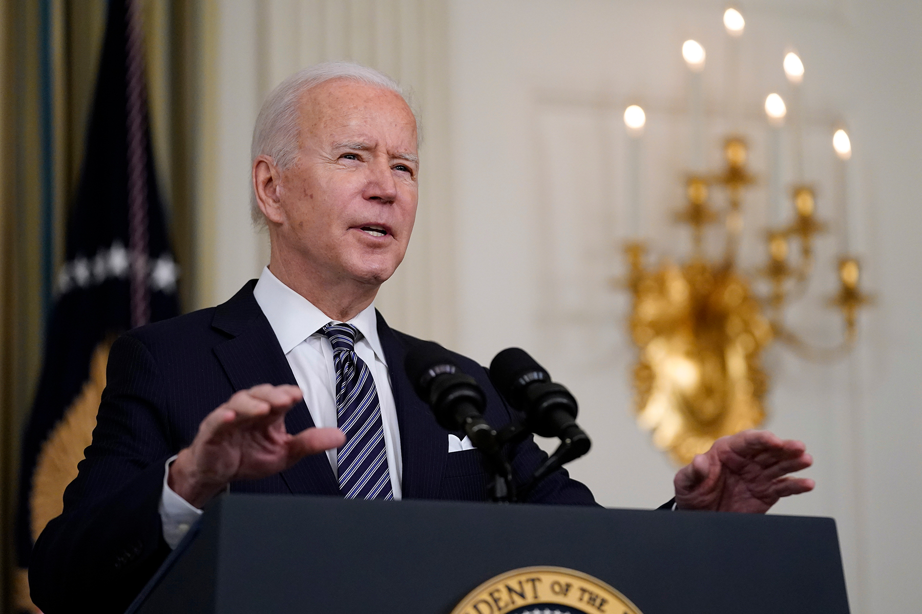 For the First Time as President, Biden Calls for Filibuster Reform