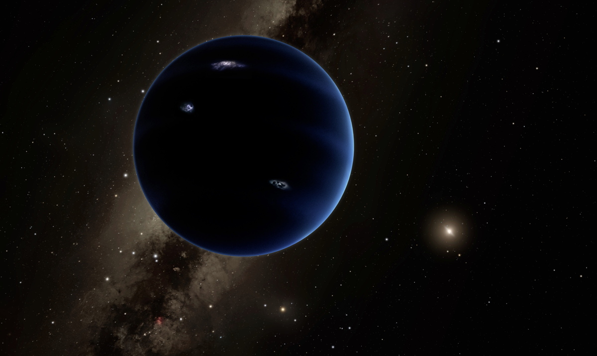 What if Planet Nine is a minute one black gap?