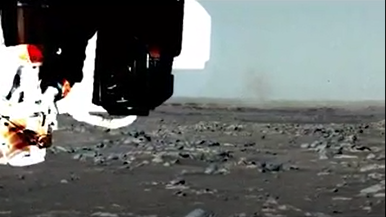 Perseverance rover spots its first mud devil on Mars