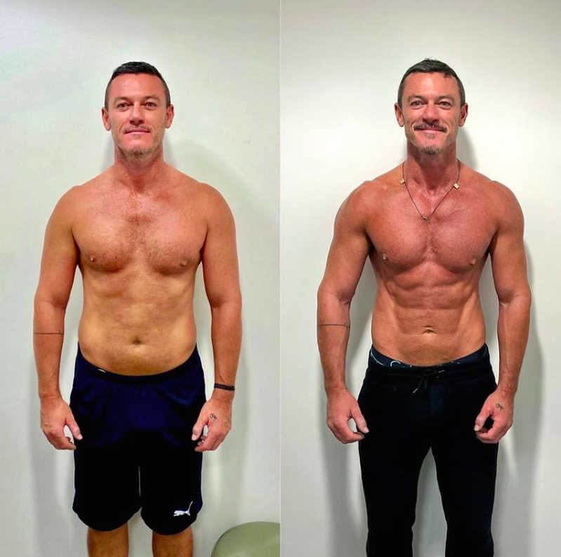 Luke Evans Honest Showed Off His Shredded Abs in New Transformation Photos