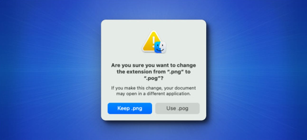 Easy methods to Disable the “Change File Extension” Warning on a Mac