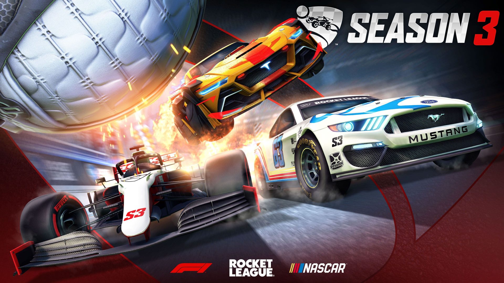 ‘Rocket League’ season three will characteristic F1 and NASCAR automobiles