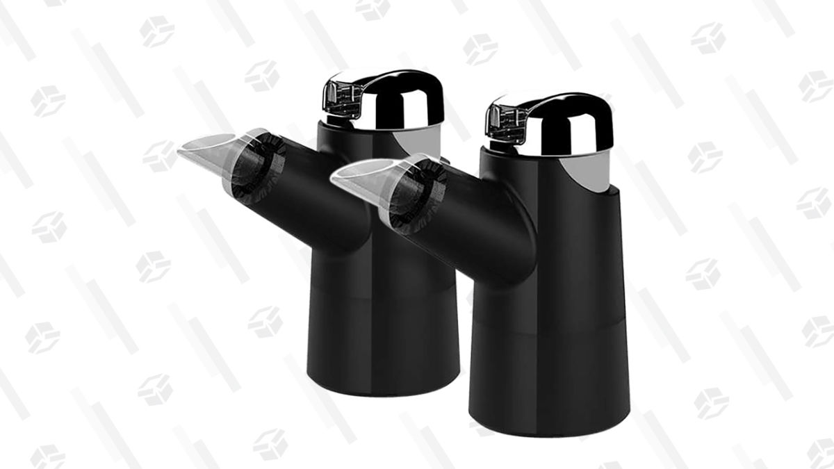 End N’ Pour N’ End That Wine All once more With 65% off This 2-Pack of Zevro Stoppers