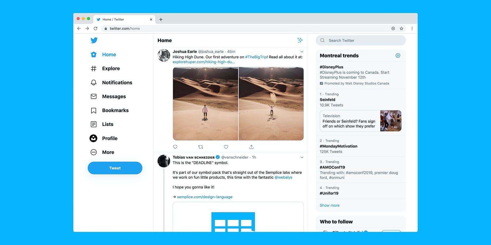 Twitter Areas Are Soon Coming to Desktop