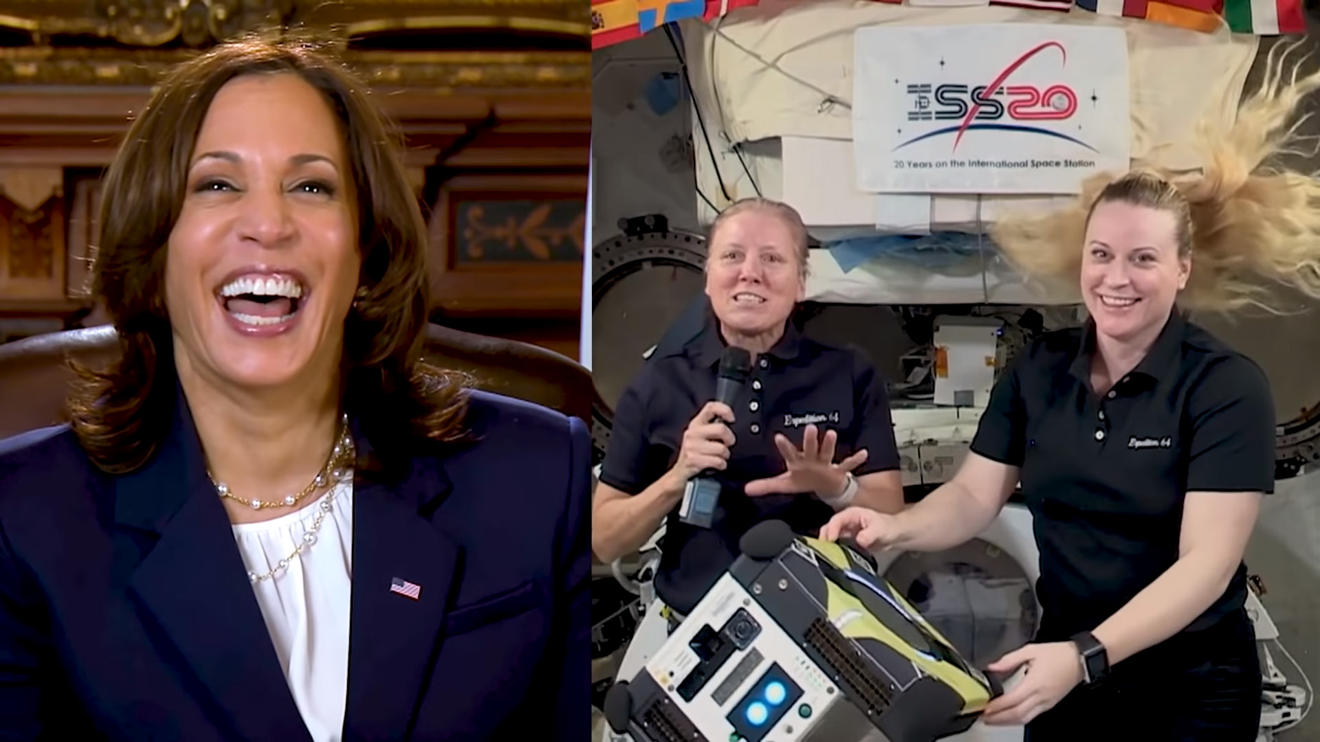 Gape VP Kamala Harris mumble with NASA astronauts in living for Ladies’s History Month