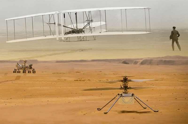 The ‘Wright’ stuff on Mars: Flyer cloth to consume flight again on Ingenuity helicopter