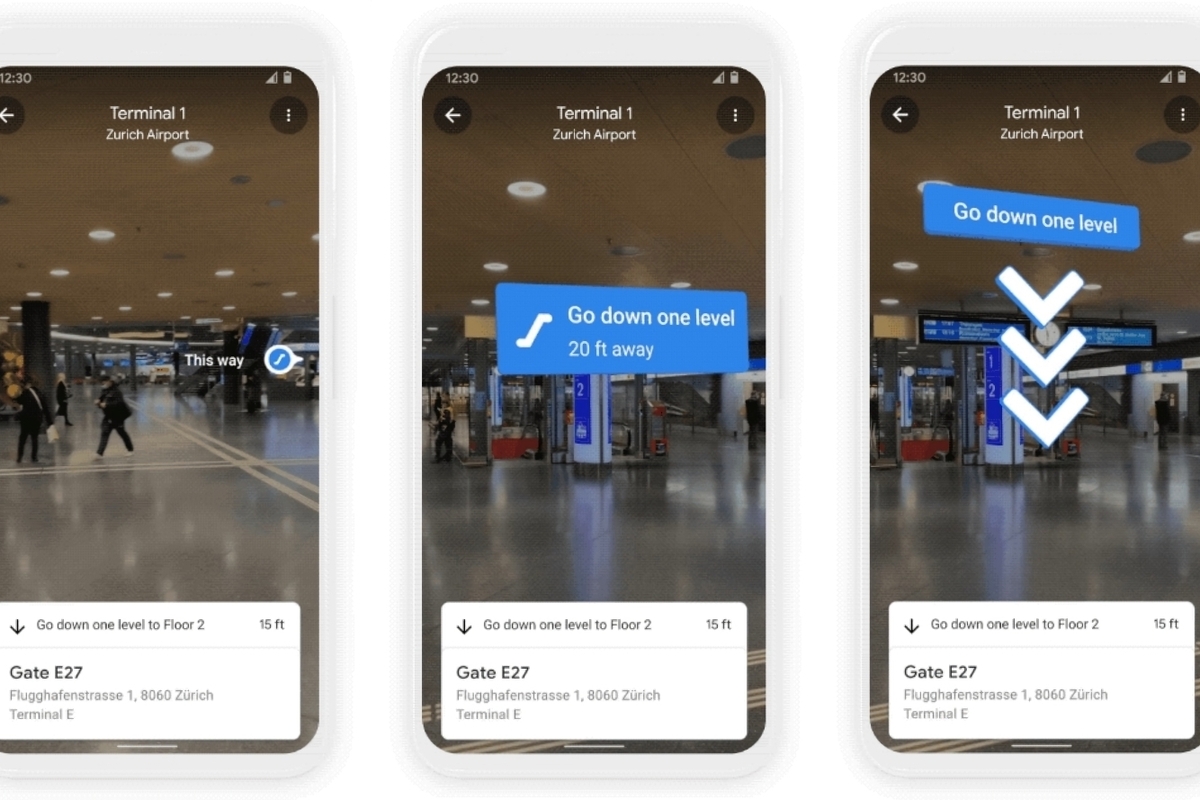 Google Maps can now present you with directions interior a mall or airport