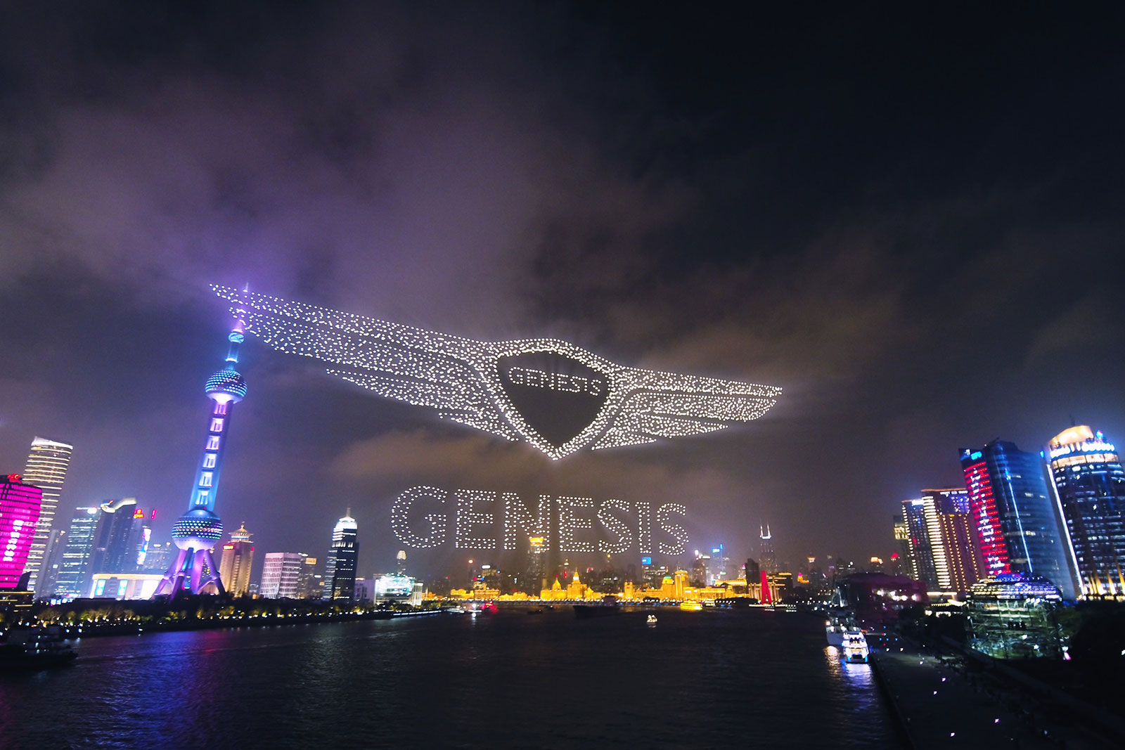 Genesis broke an global file for basically the most drones in the sky