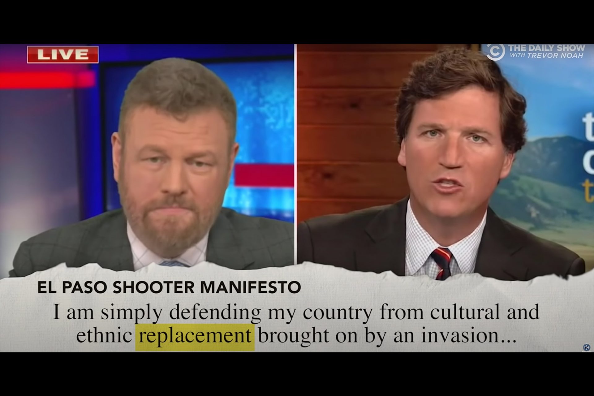 The Every day Expose Demonstrates How Tucker Carlson Makes spend of the Language of White Supremacist Murderers