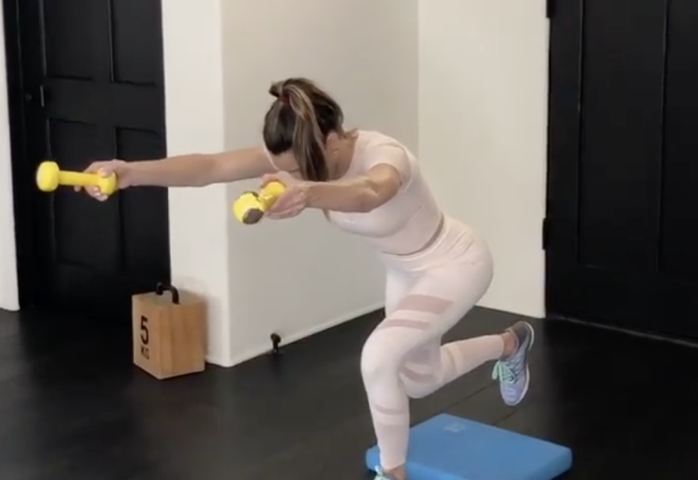 Jessica Biel Posted a Video of Her Leg Workout With Trainer Ben Bruno on Instagram