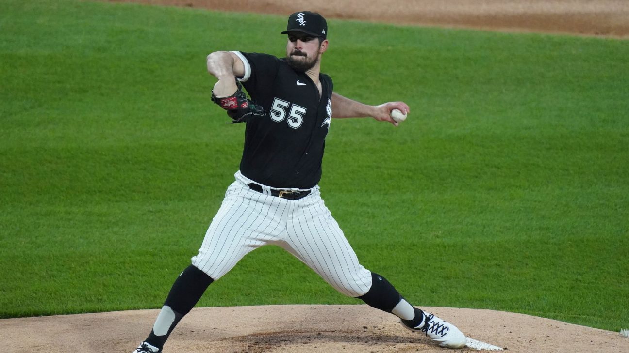 White Sox’s Rodon throws no-hitter vs. Indians