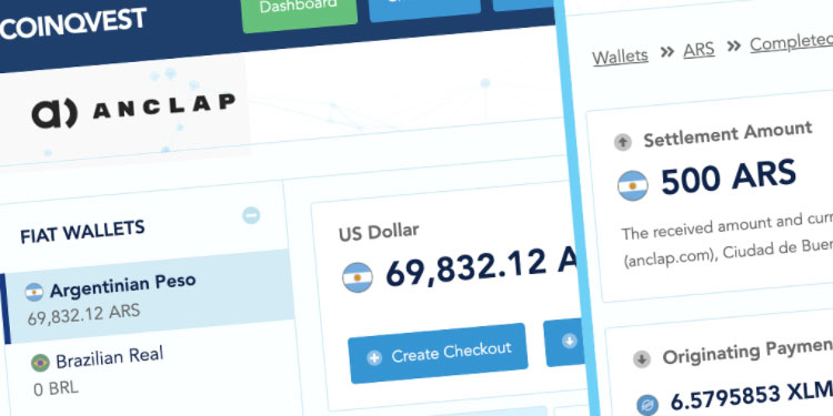 COINQVEST and Anclap introduce inflation free cryptocurrency price processing for Argentina