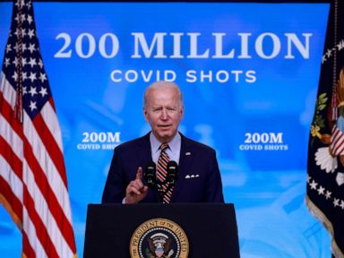 Biden publicizes 200 million vaccine dose goal being met early