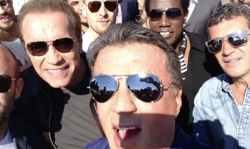Sylvester Stallone Shared a Throwback to the ‘Absolute top Selfie Ever’ With His Action Hero Entourage