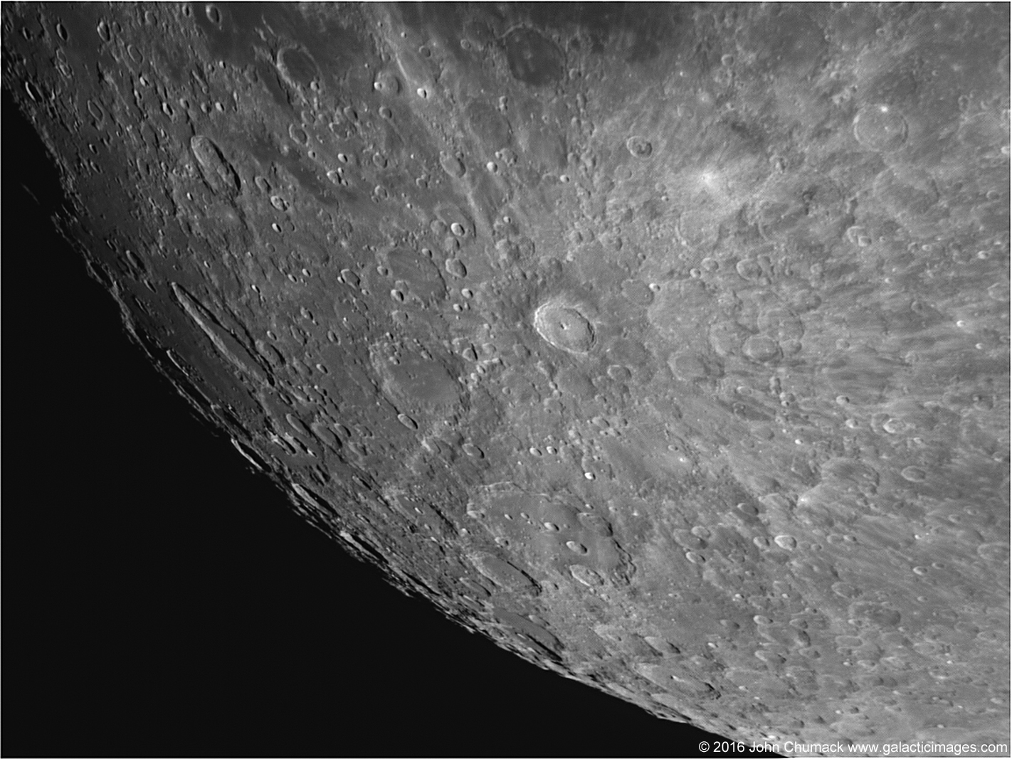 Within the gentle of the Spacious Crimson Moon, glimpse the shapely Tycho crater