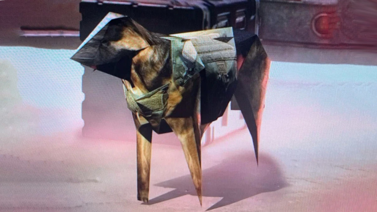 The Low Poly Dog From In fashion Battle Is Ideal