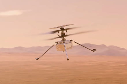 Mars helicopter snaps describe of Perseverance rover, but can you region it?