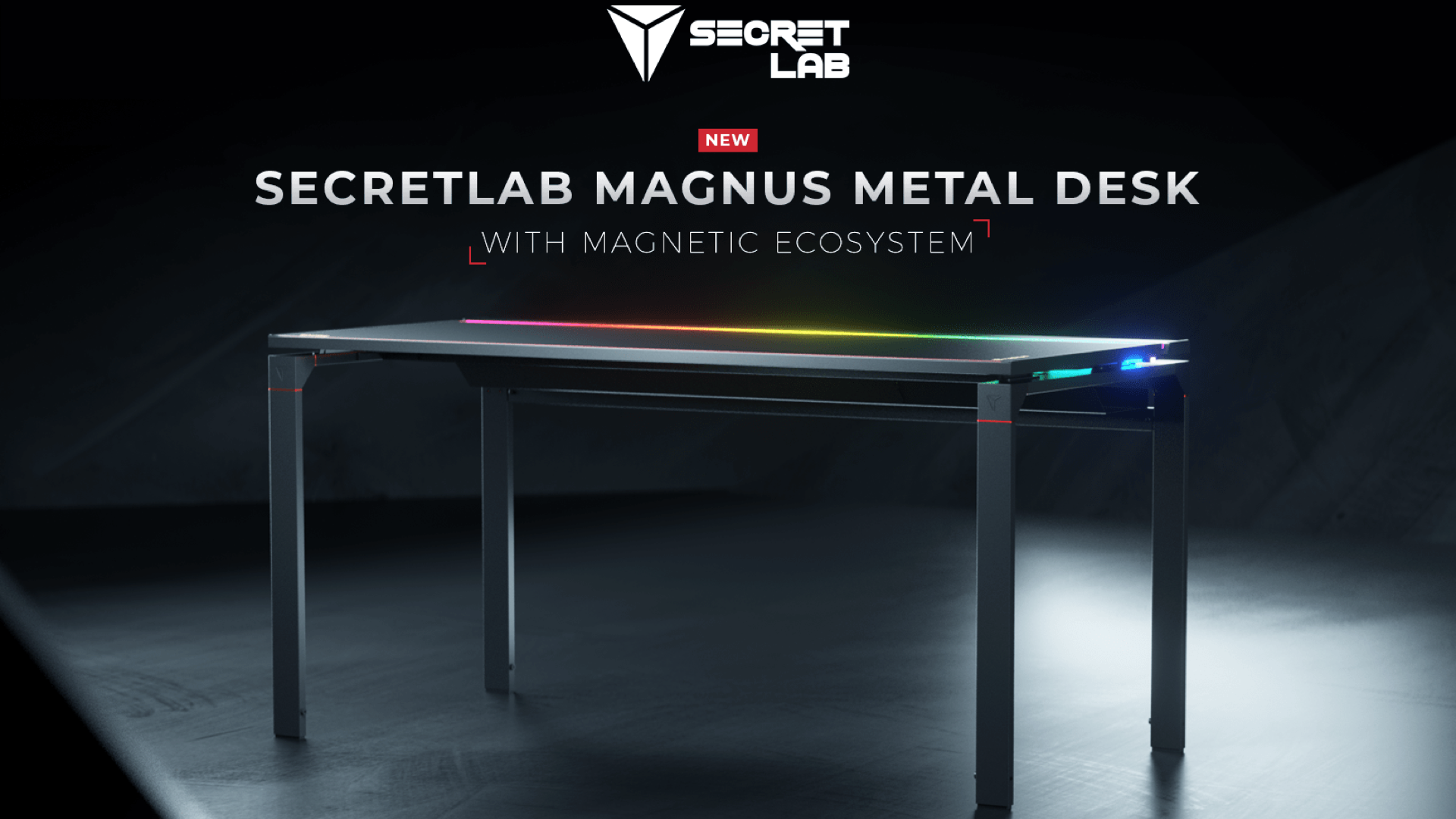 Secretlab’s First Desk Provides Magical Magnetic Accessories and RGB Lights