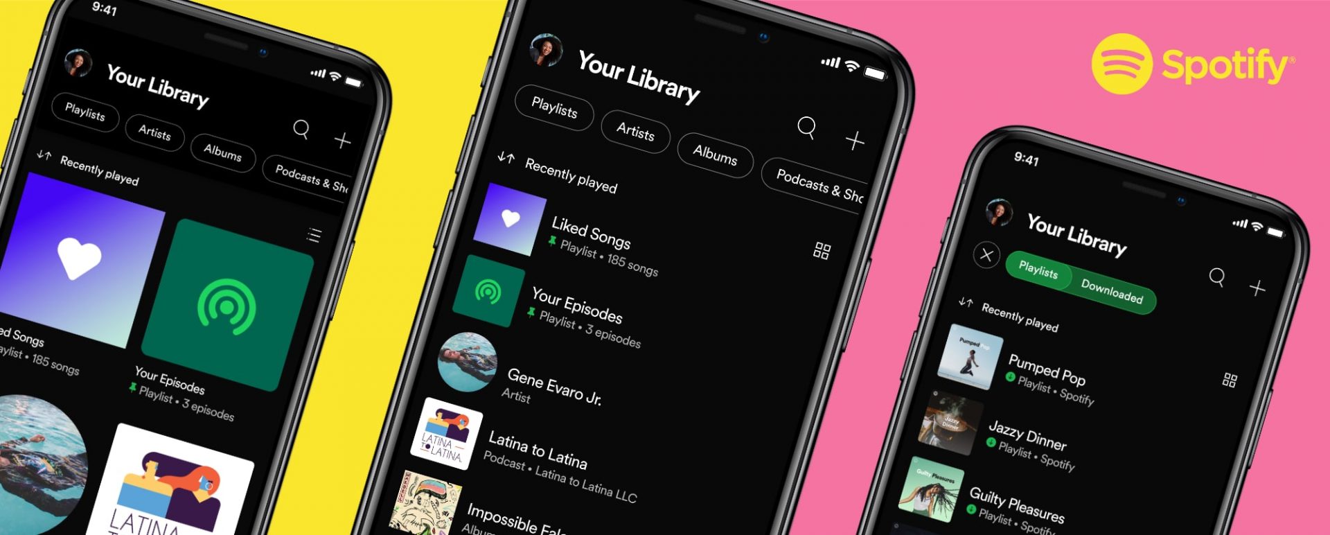 Spotify makes it more straightforward to navigate your library on the lunge
