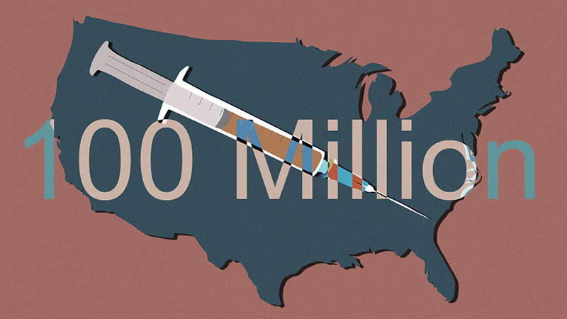 US Fully Vaccinates 100 Million Adults