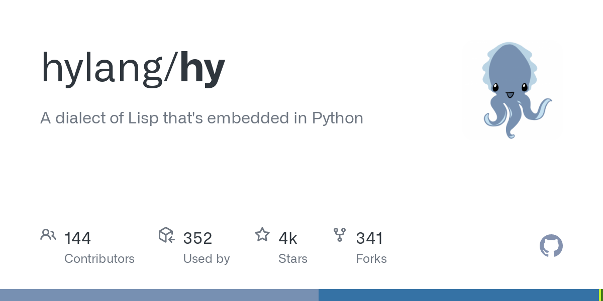 Hy: A dialect of Narrate that’s embedded in Python