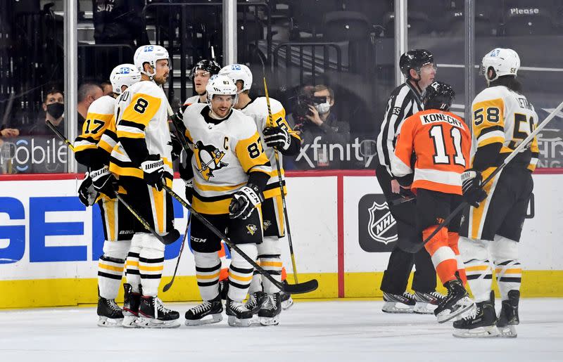 NHL roundup: Penguins rout Flyers, snatch first utter in East