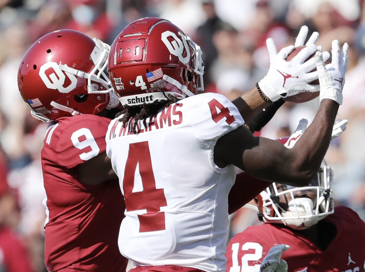 Oklahoma Sooners Mario Williams, Billy Bowman flash ridiculous abilities in spring game
