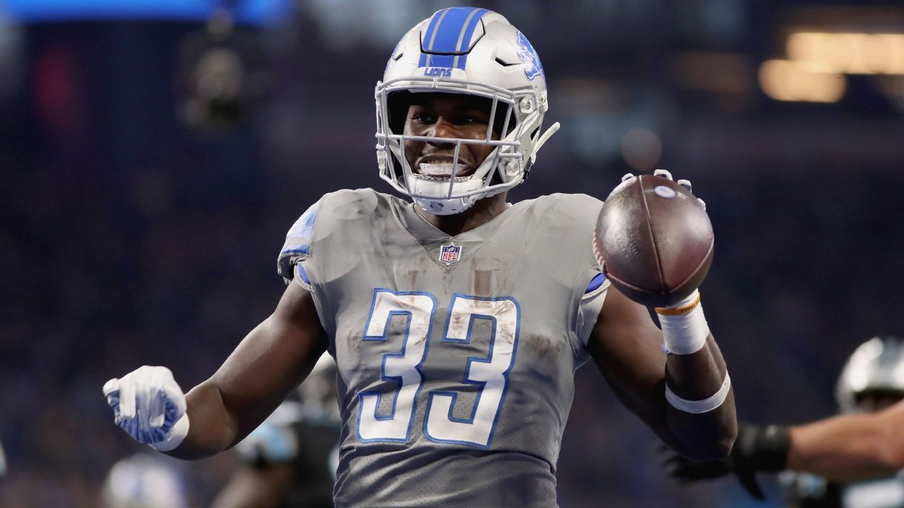 Eagles claim historic Lions RB Johnson off waivers