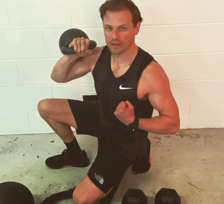 Sam Heughan Dazzling Confirmed Off His Ripped Biceps in a Sweaty Put up-Squawk Selfie