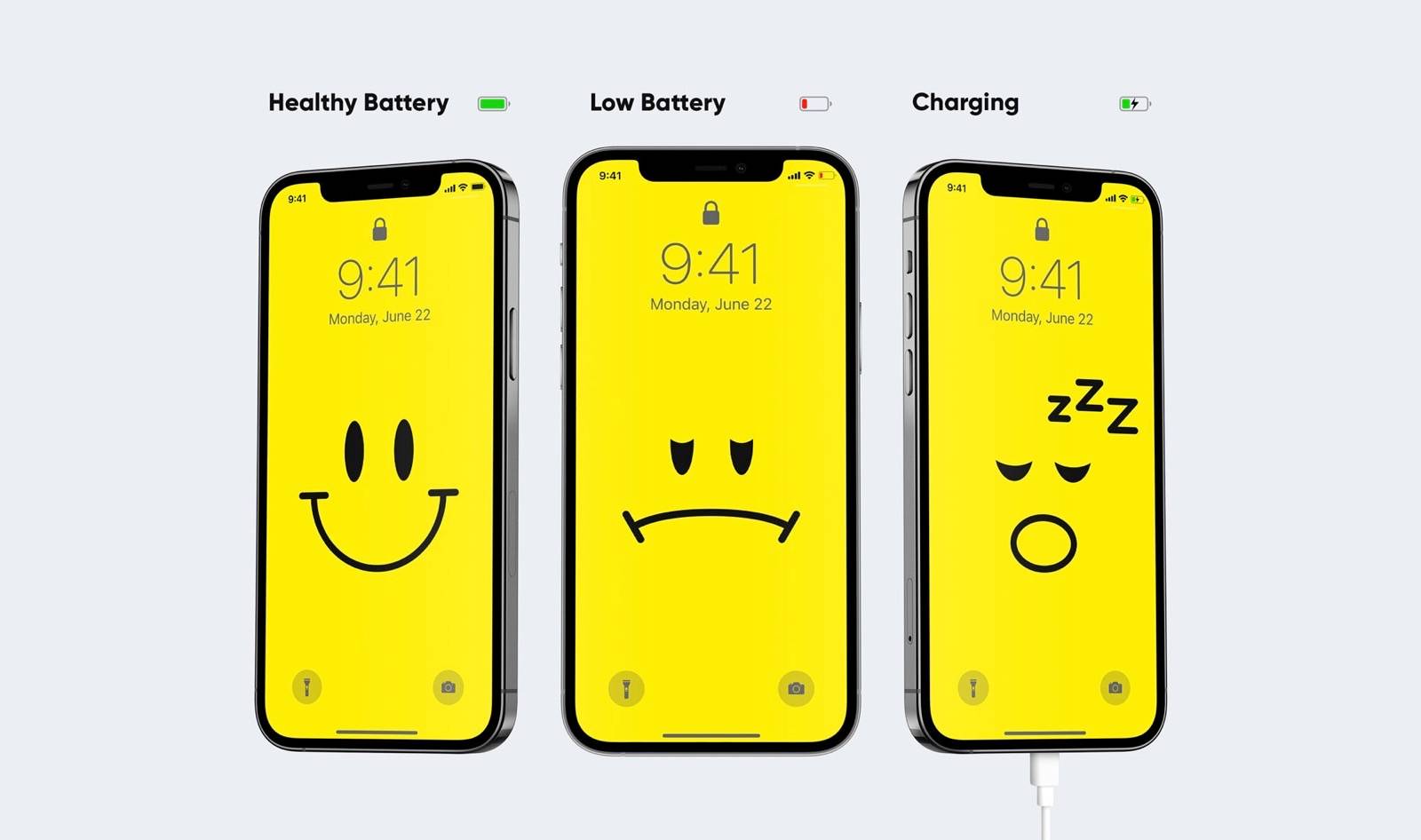 These ingenious iPhone wallpapers make sure that your battery by no scheme dies