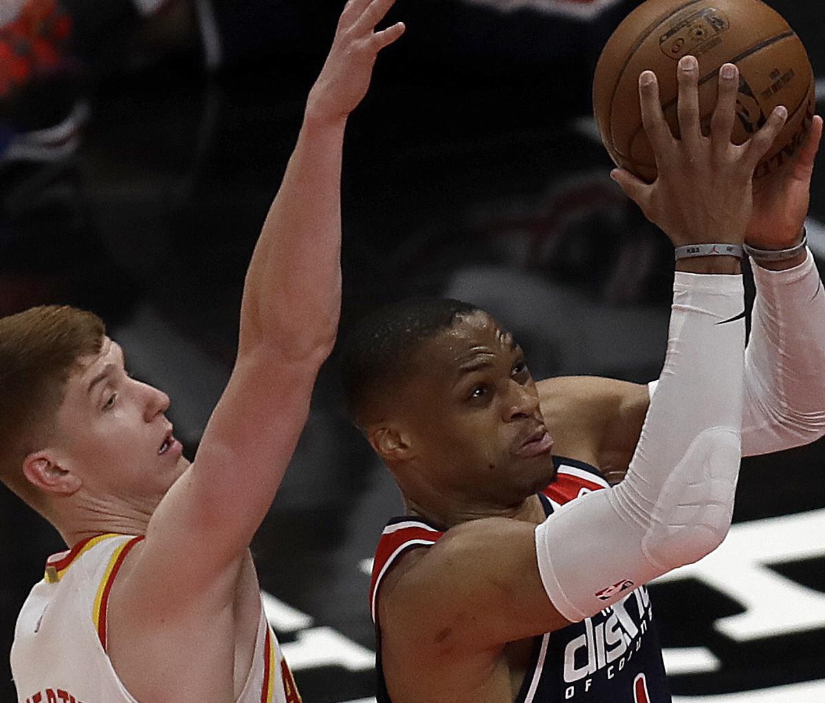 Russell Westbrook Records Ancient Triple-Double as Wizards Edged by Hawks