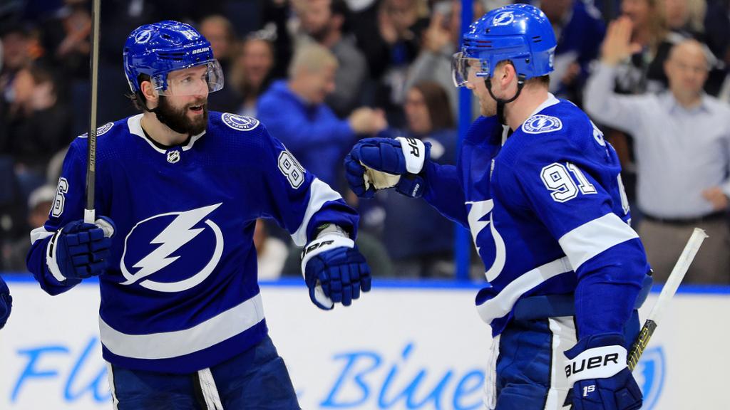 Kucherov, Stamkos anticipated to play for Lightning in Game 1 of playoffs
