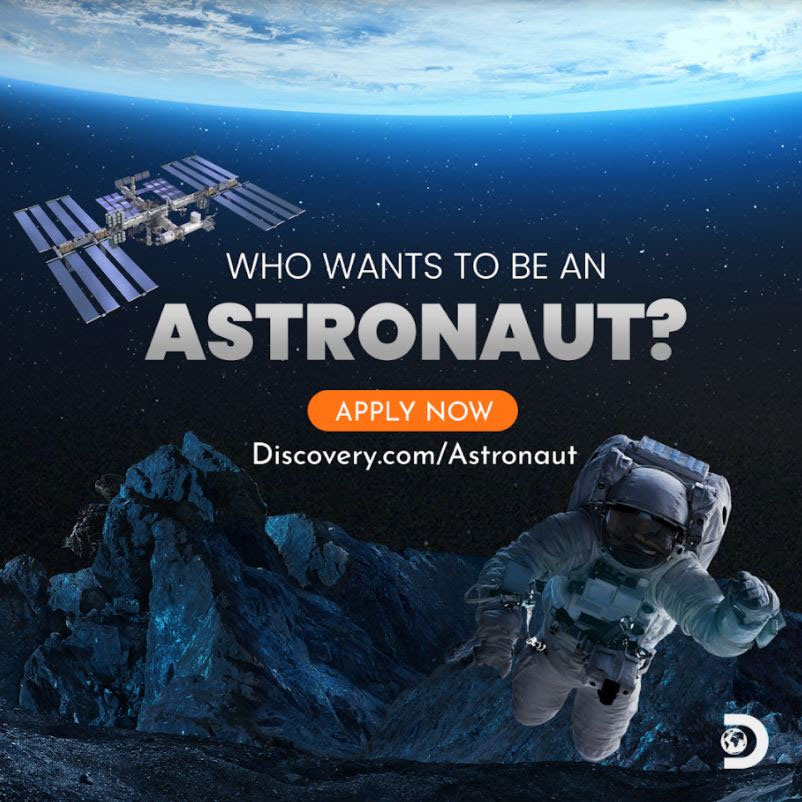 Discovery Channel’s ‘Who Wishes To Be An Astronaut’ will open a contest winner into orbit with Axiom House