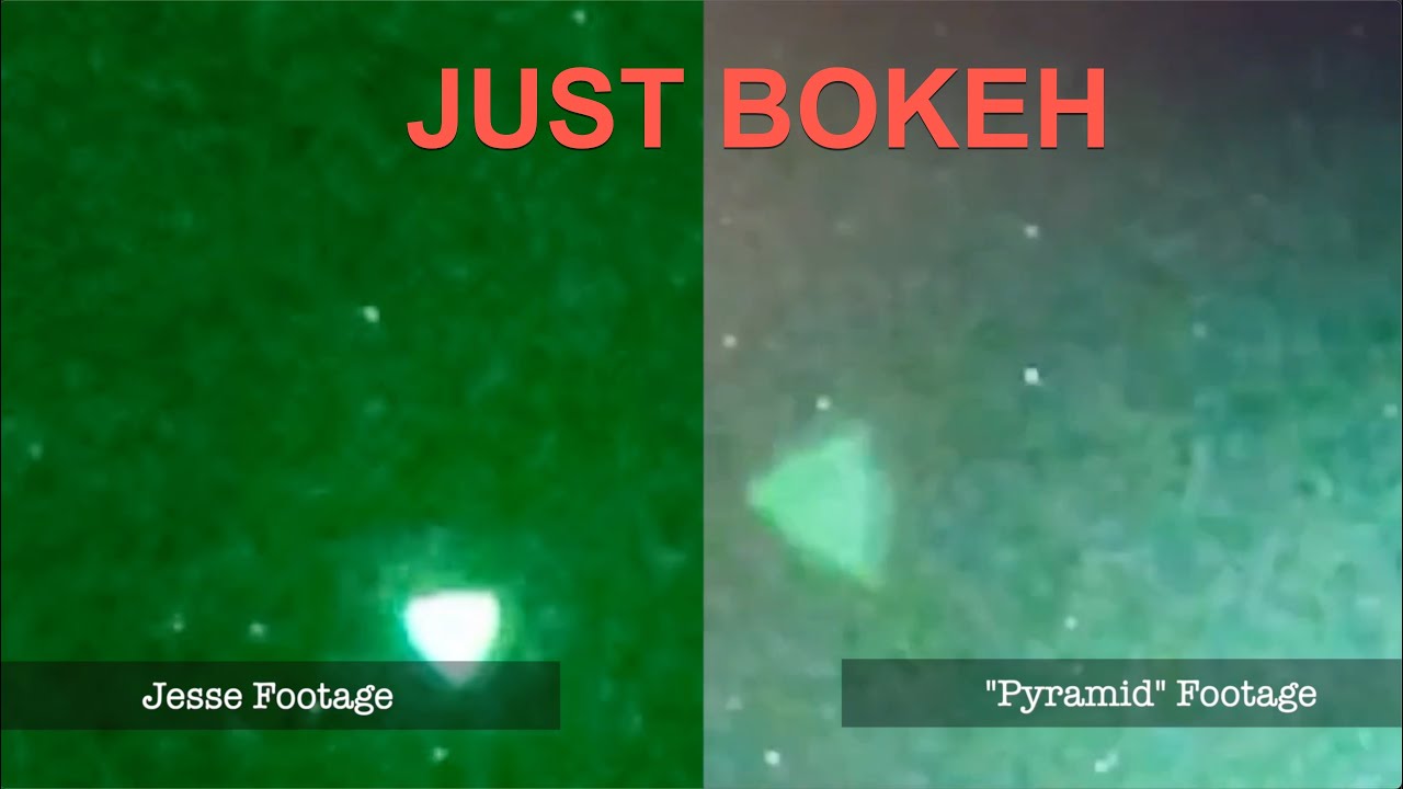 The pyramid-fashioned UFO became as soon as doubtlessly appropriate bokeh