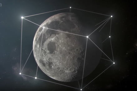 European Blueprint Company needs to invent a GPS network for the moon