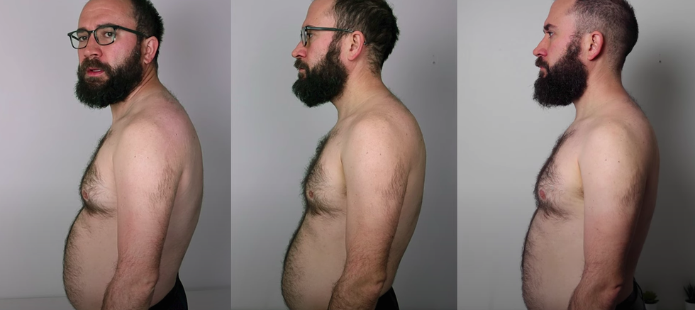 This Man Worked Out Every Single Day for a Year to Strive to Lose His Dad Bod