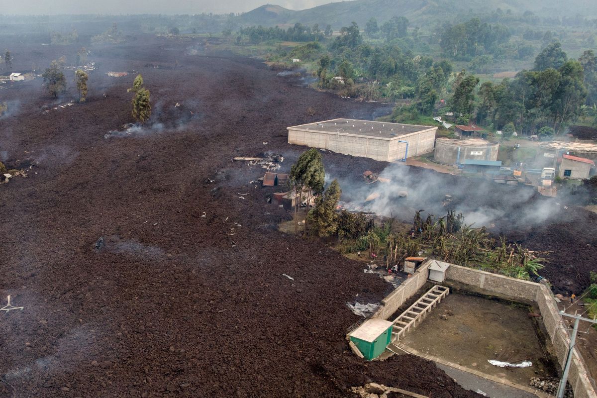 Congo Volcanic Eruption Leaves Two ineffective as Hundreds Soar