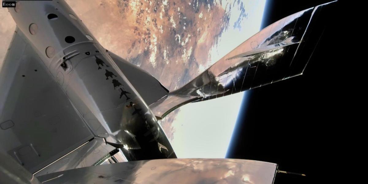 Virgin Galactic’s SpaceShipTwo has flown to the perimeter of house
