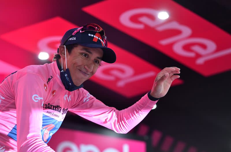 Biking-Bernal wins shortened Giro stage 16 to elongate overall lead