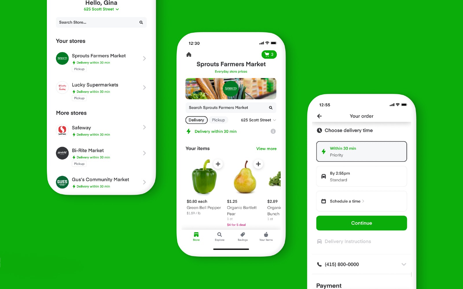 Instacart provides 30-minute deliveries in some US cities