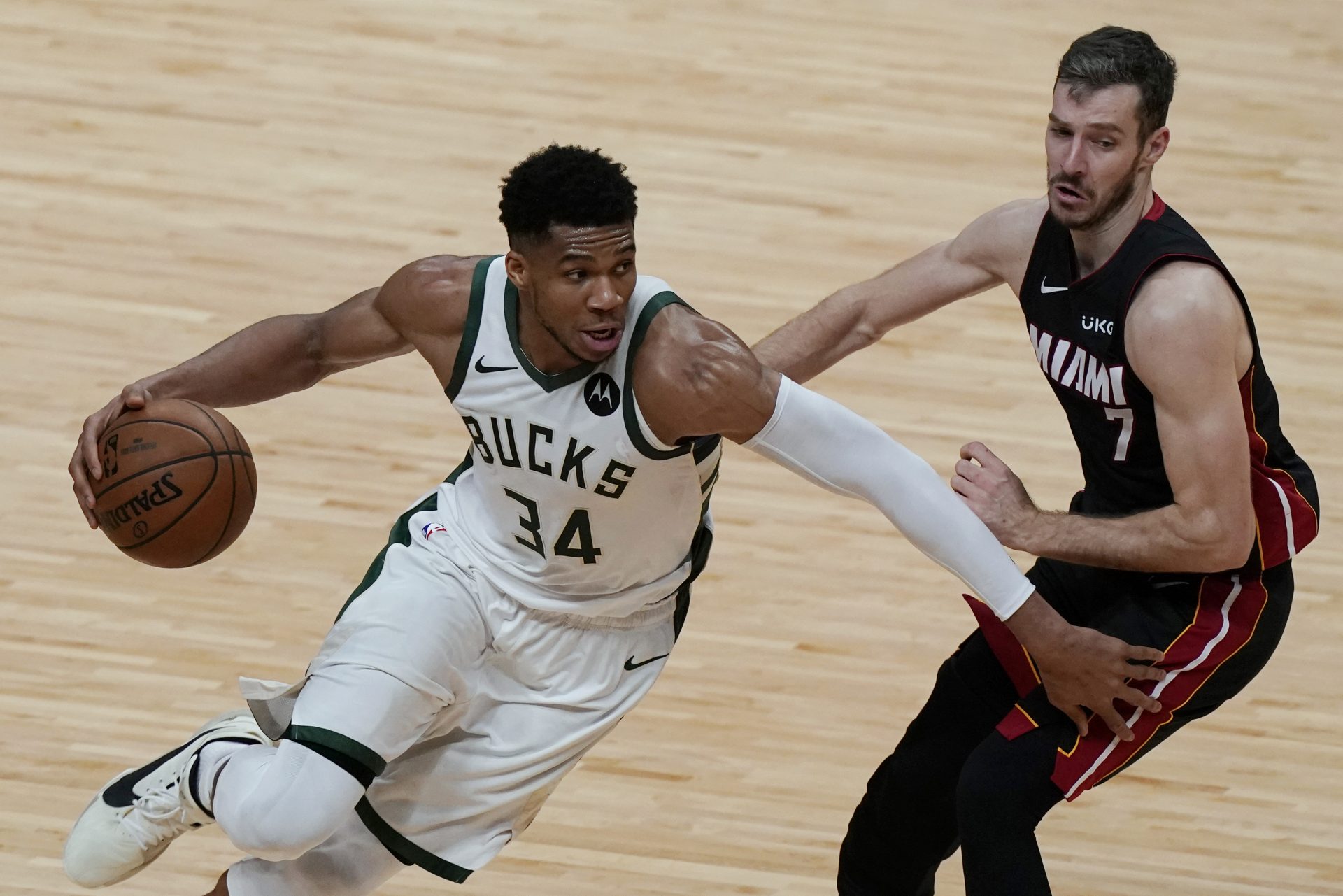 Giannis After Bucks’ Game 3 Blowout of Heat: ‘Our Job Is Not Finished Right here’