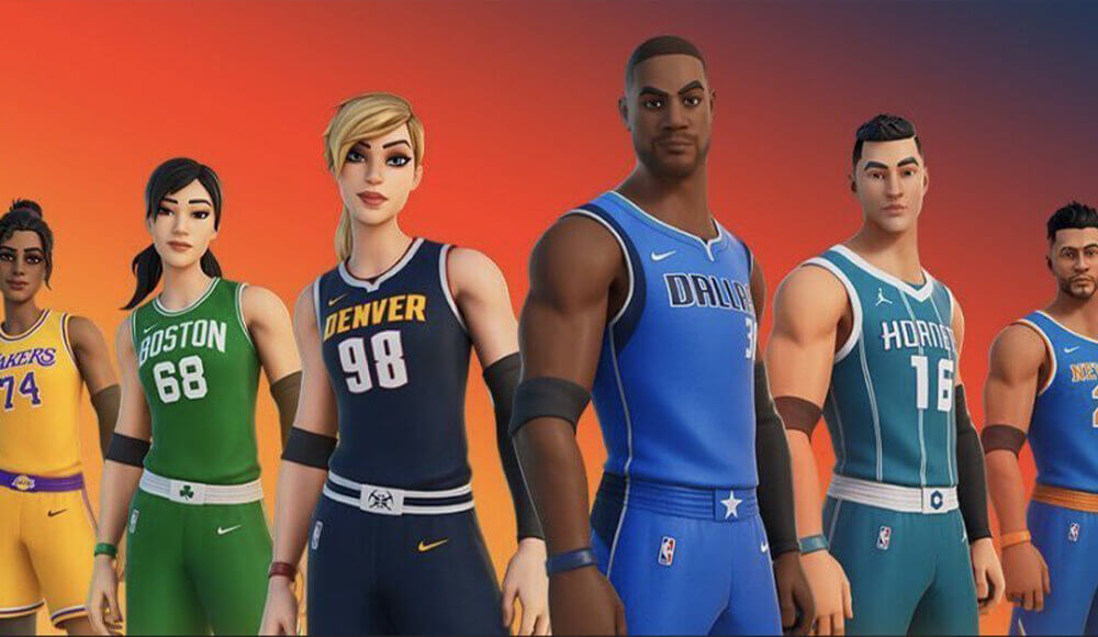 get Fortnite NBA The Crossover basketball skins