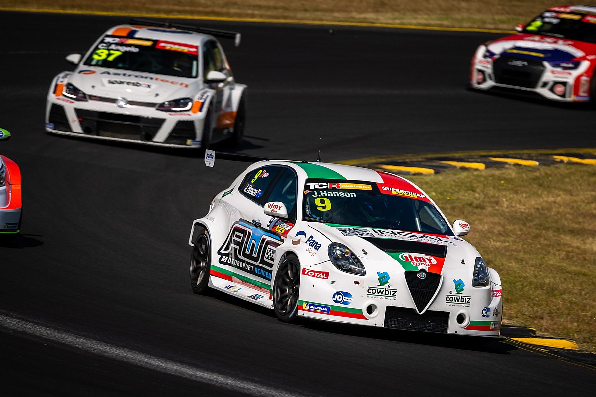 TCR Australia rookie splits with team