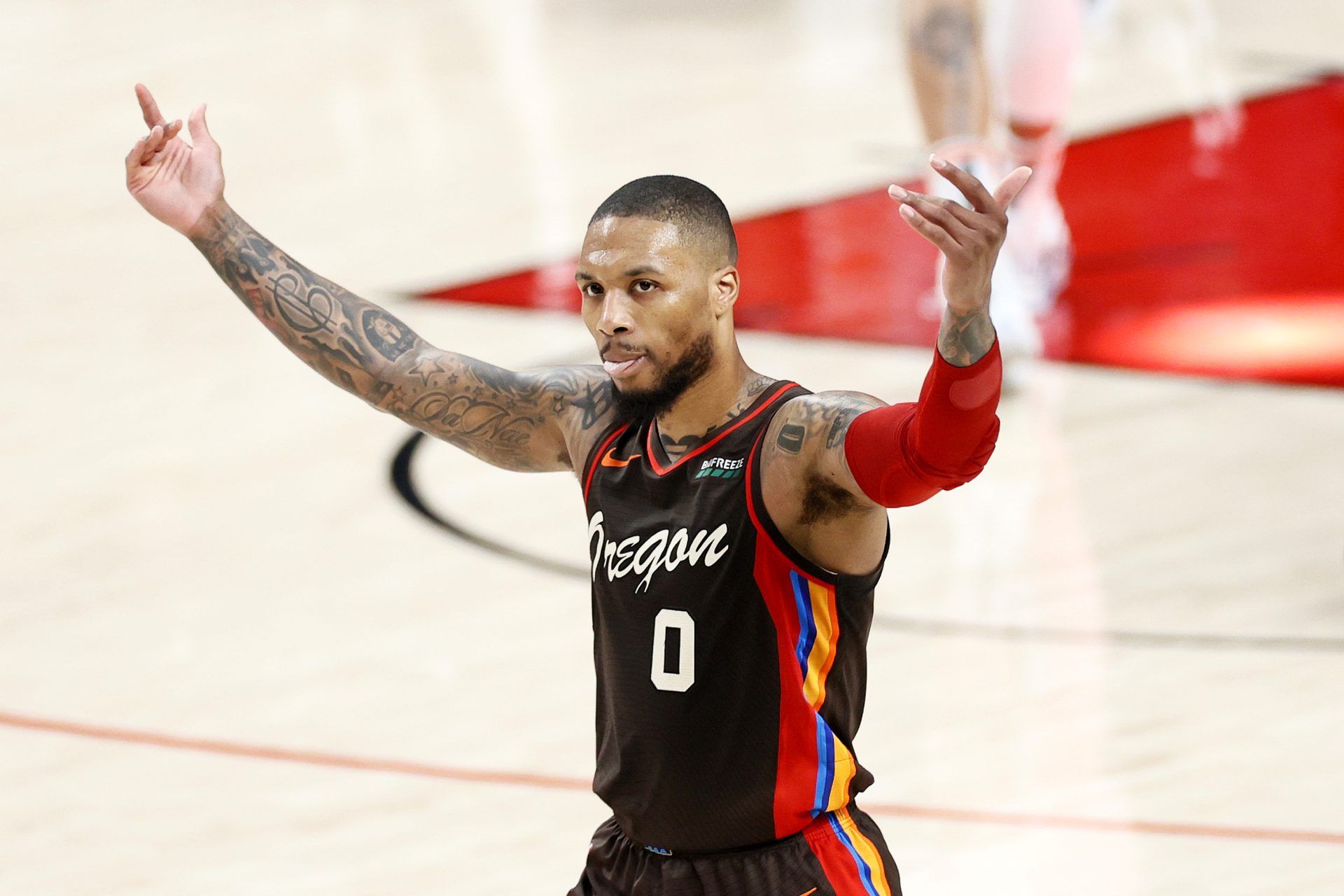 Blazers’ Damian Lillard Breaks NBA Document for 3-Pointers Made in a Playoff Series