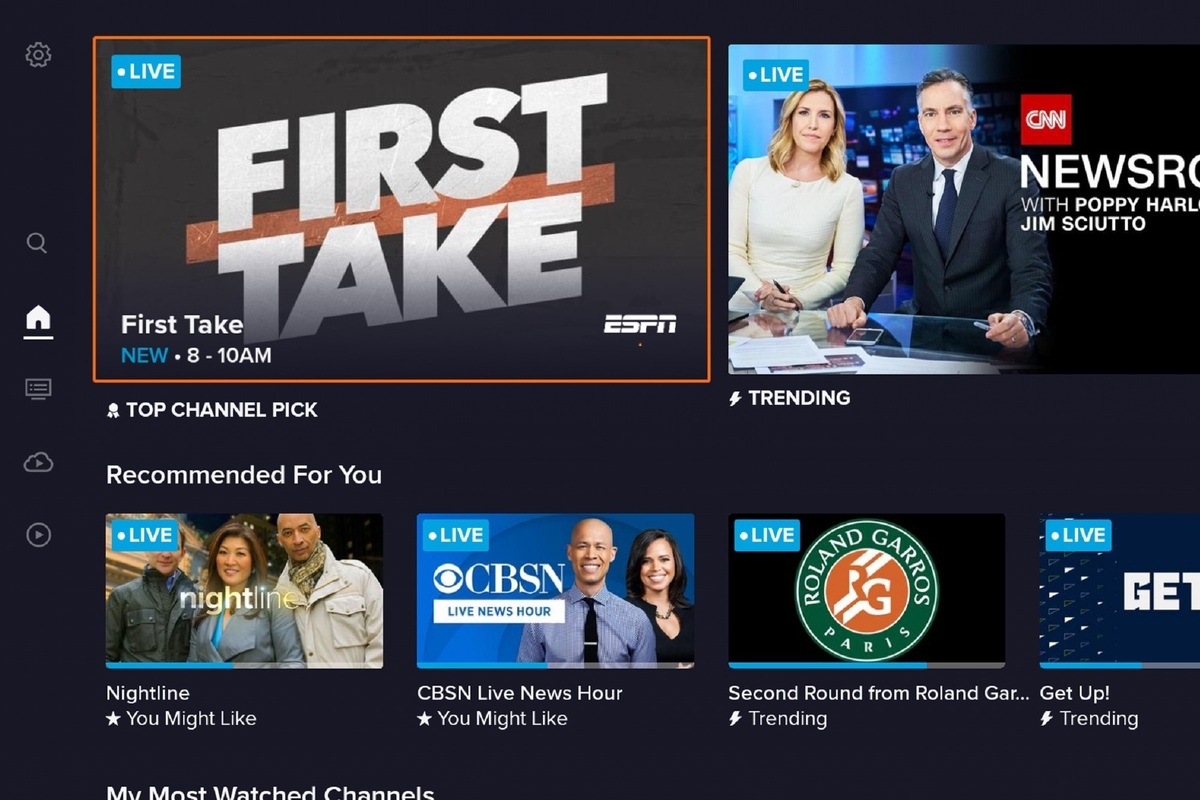 The new Sling TV app has one astronomical declare