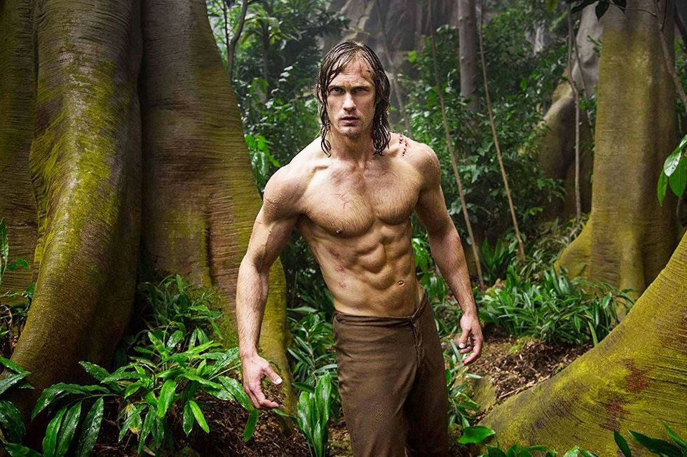 How Alexander Skarsgård Got Ripped Abs for The Story of Tarzan