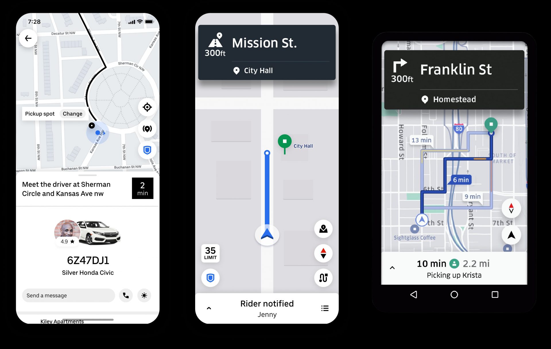 Uber’s up to this point app makes it less complicated for drivers to gather you up